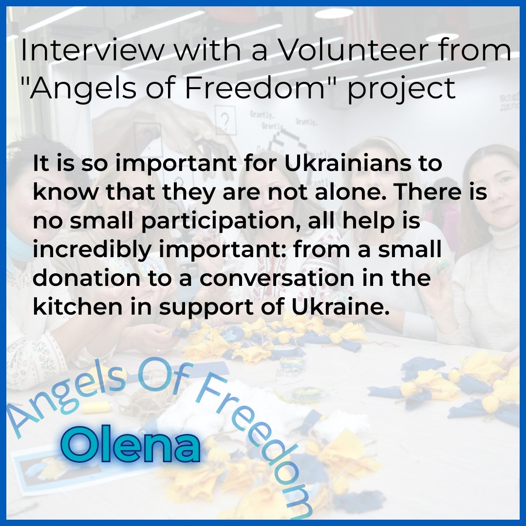 FreeangelsWorld's tweet photo. You can read the interview with the volunteer by clicking here: https://t.co/CgmOhiFIDC
#AngelsofFreedom https://t.co/r4TRmcNSrX