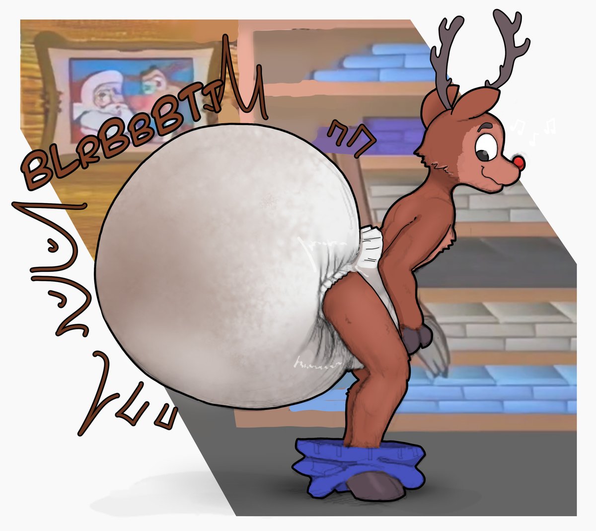 Rudolph the Red Nose Reindeer
(for anon)