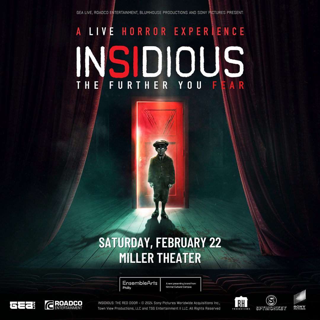 Adam_Cesare's tweet photo. An INSIDIOUS stage production? What’s that even going to be like? I’m excited to find out.

And if you’re in the Philly area: I’ve got tickets to giveaway to a 2/22 showing.

To enter: like, RT, and make sure you’re following me. I’ll draw 5 winners February 1st. https://t.co/EKi69wxYyP