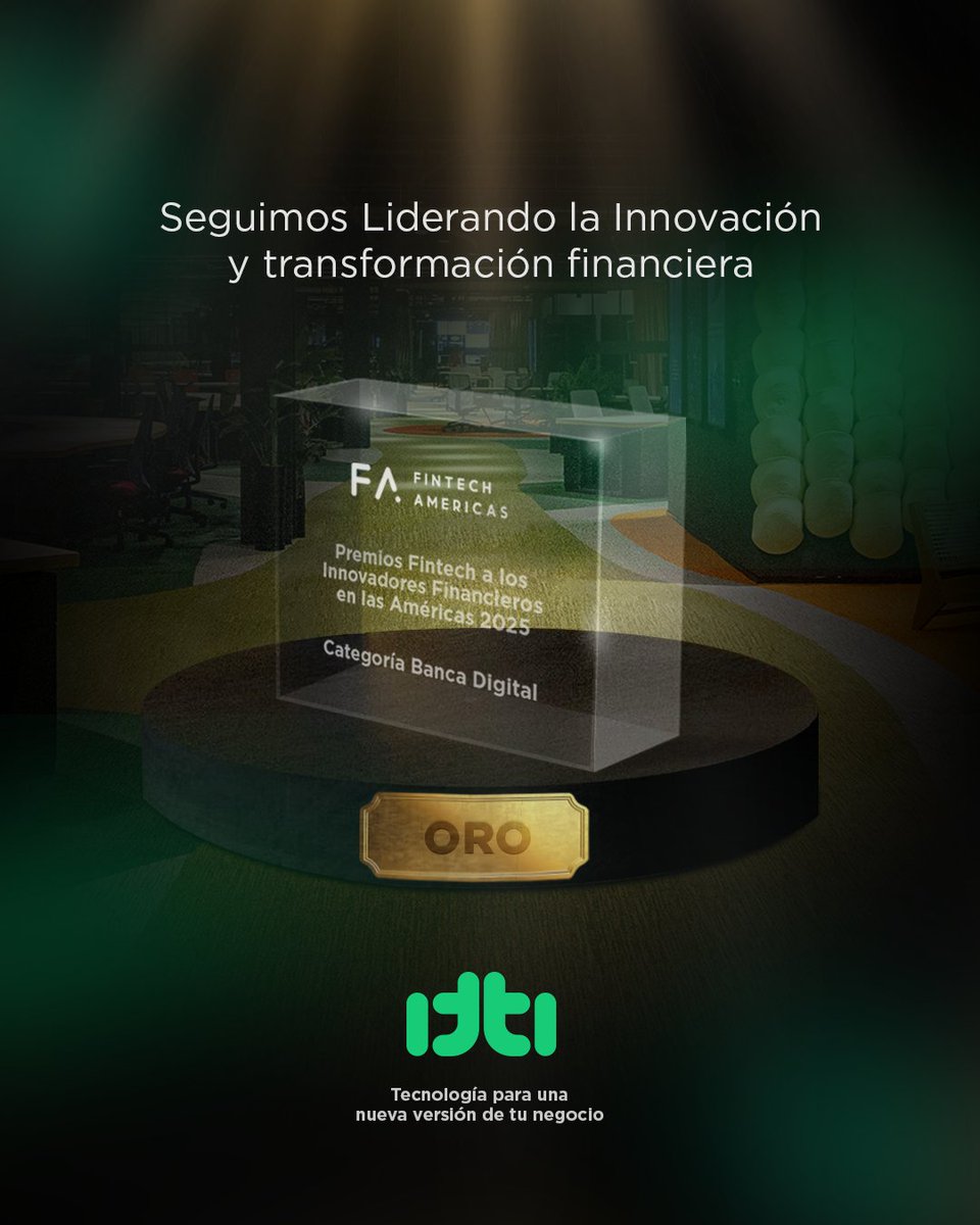 ¡ORO para itti Secure! ✨📣

Estamos emocionados de compartir que itti Secure ha ganado el Premio ORO 🏆 en la categoría Banca Digital en los Premios Fintech a los Innovadores Financieros en las Américas 2025.

🌍 Más de 120 proyectos innovadores de toda la región compitieron,