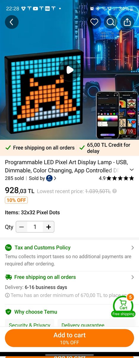 Acaba <a href="/shoptemu/">Temu</a>  da ne dolandiriciliklar donuyor? Instagram reklamina tikladigimda açılan browserda urun 101 TL gozukuyor uygulamayi acip ayni urune bakinca 928 tl. Var mi bunun aciklamasi sayin <a href="/shoptemu/">Temu</a>  ?