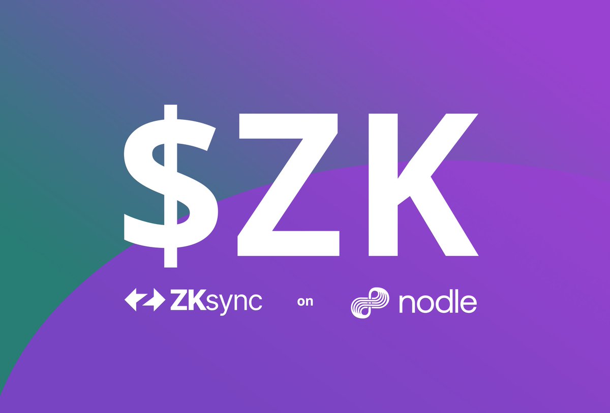 NodleNetwork's tweet photo. Nodle launched support for other tokens in the Nodle app! Today we highlight $ZK, the native token of @ZKsync, now live in the Nodle App. 

Experience seamless crypto management with our sleek, user-friendly interface.
