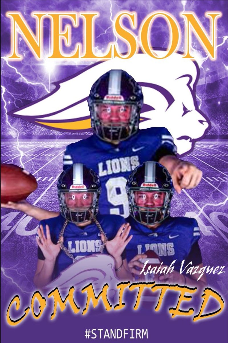 COMMITTED. #STANDFIRM 🟣🌊 
#AGTG <a href="/NelsonUFootball/">NELSON Football</a> <a href="/Coach_MacSAGU/">Blake McCulloch</a> <a href="/coach_hudgins/">Jared Hudgins</a> <a href="/Garrison_Oline/">Brian Garrison</a> <a href="/jaylonjackson10/">Jaylon Jackson</a> <a href="/coacharoy/">Coach Roy</a> <a href="/maisonragland/">Maison Ragland</a> <a href="/FloresAarrhon/">Coach Flores</a> <a href="/CoachBGood_/">Coach G</a> <a href="/CoachTjones1/">Coach Jones</a> <a href="/Thamannjr/">Coach Mann M.Ed.</a> <a href="/CoachZBirdwell/">Zach Birdwell</a> <a href="/CoachColeWills/">Cole Wills</a> <a href="/806hsscmedia/">Jasone Pearson</a> <a href="/CoachWhiteDB1/">Coach White</a> <a href="/JVasquezIGGEO/">Joshua Vasquez</a>