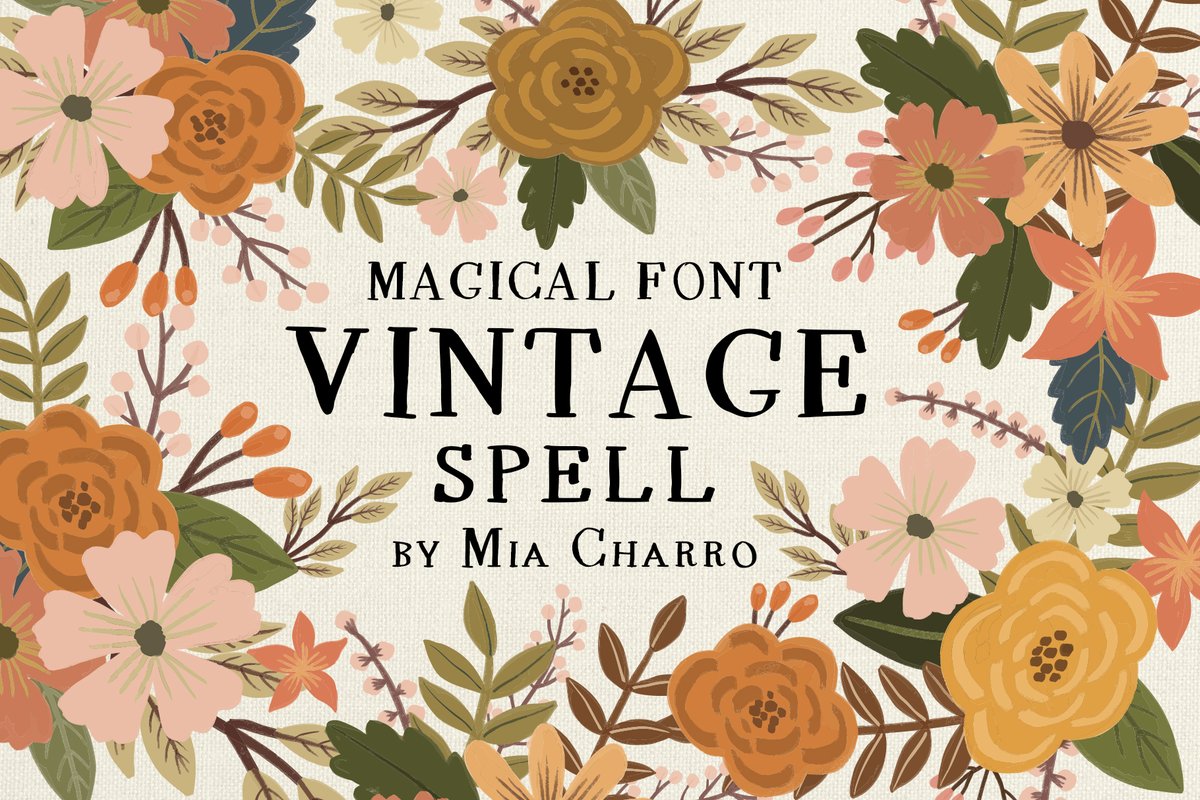 crmrkt.com/QlGVB4 
My new font in <a href="/CreativeMarket/">Creative Market</a> is here! 
Ready for your magical creations, 
What do you think?