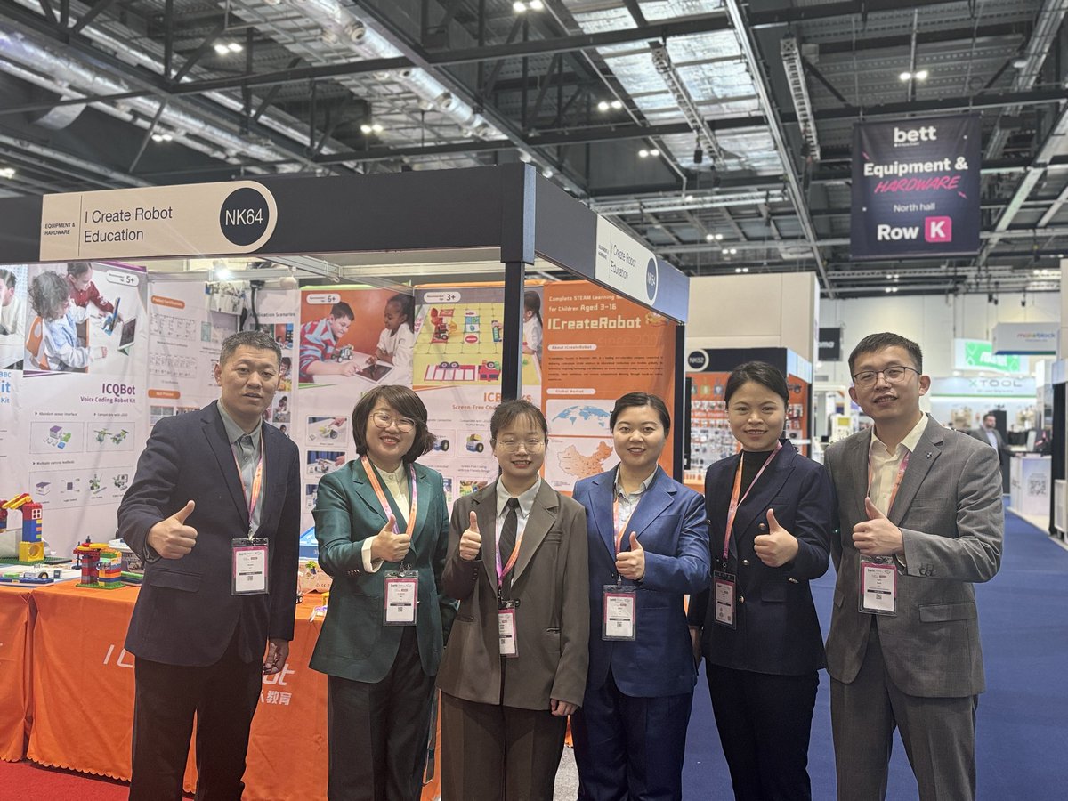 AlexZhao3217's tweet image. See you in London next year.@Bett_show #ICreateRobot #Bett2025