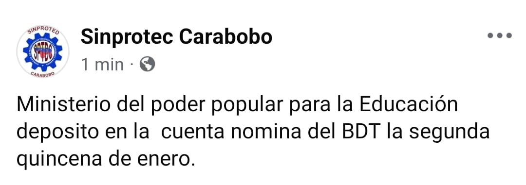 Sinproted Carabobo tweet media