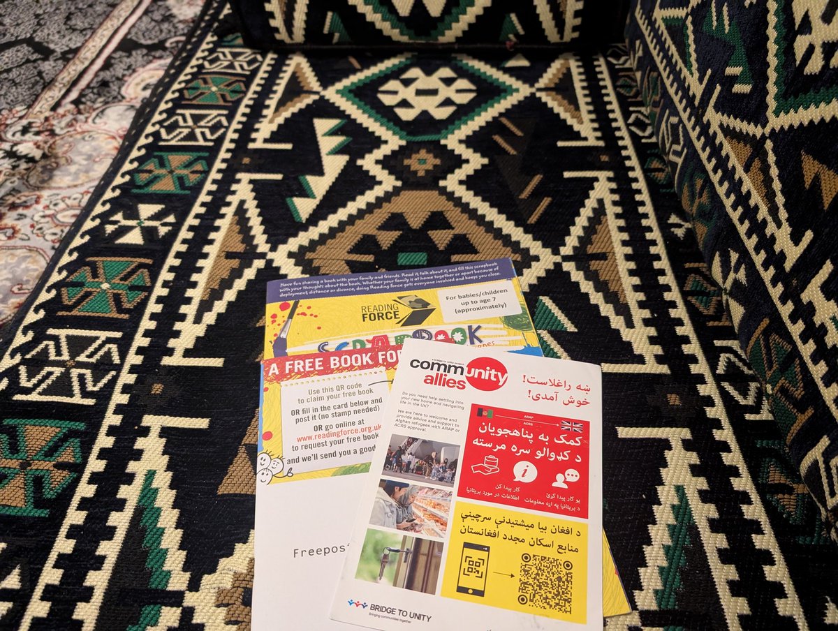 Thrilled to see an #OpPitting #ARAP family thriving in the UK! 🌟 The youngest son impressed us with his English during a <a href="/ReadingForce/">Reading Force team</a> session. Knowing his father's 10 years of service supporting British Forces makes their journey even more special