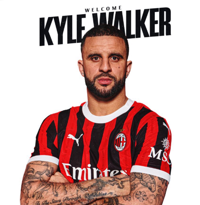 🚨 OFFICIEL ! 𝗞𝗬𝗟𝗘 𝗪𝗔𝗟𝗞𝗘𝗥 🏴󠁧󠁢󠁥󠁮󠁧󠁿 𝗦𝗜𝗚𝗡𝗘 𝗔̀ 𝗟’𝗔𝗖 𝗠𝗜𝗟𝗔𝗡 𝗘𝗡 𝗣𝗥𝗘̂𝗧 ! ❤️🖤

📸 <a href="/acmilan/">AC Milan</a>