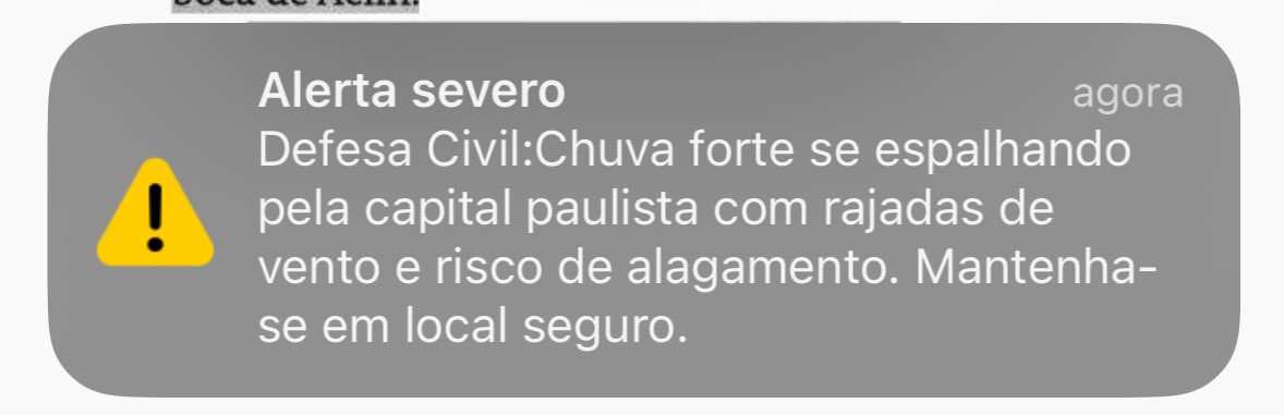 imgabes_'s tweet photo. Defesa Civil mandando alerta, surto 🤯 https://t.co/grn5BL7WfP
