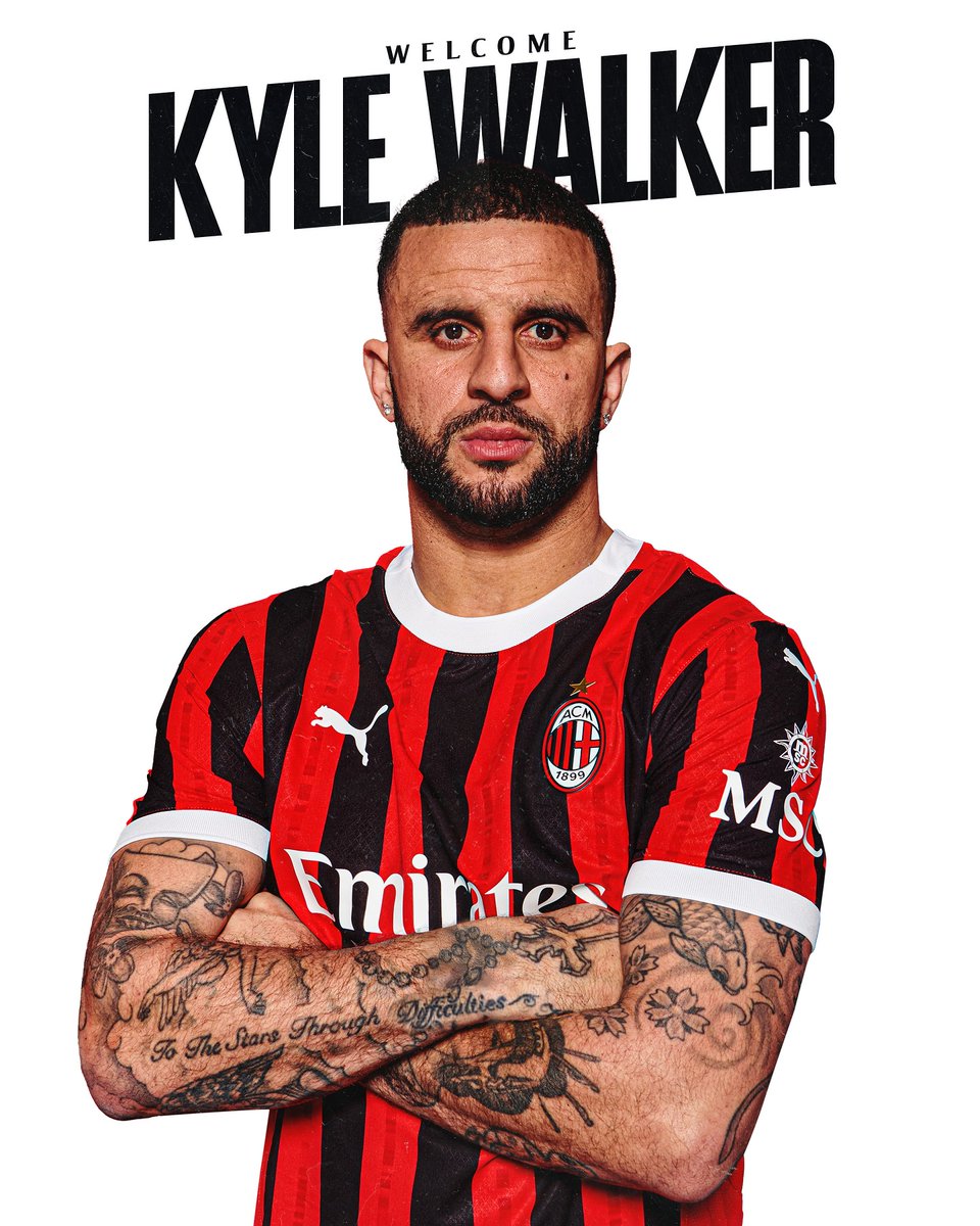 SC_ESPN's tweet photo. ¡ATENCIÓN A ESTE REFUERZO! El experimentando Kyle Walker es nuevo jugador DEL MILAN. ¿Qué te parece? https://t.co/EkSIQWAp1v