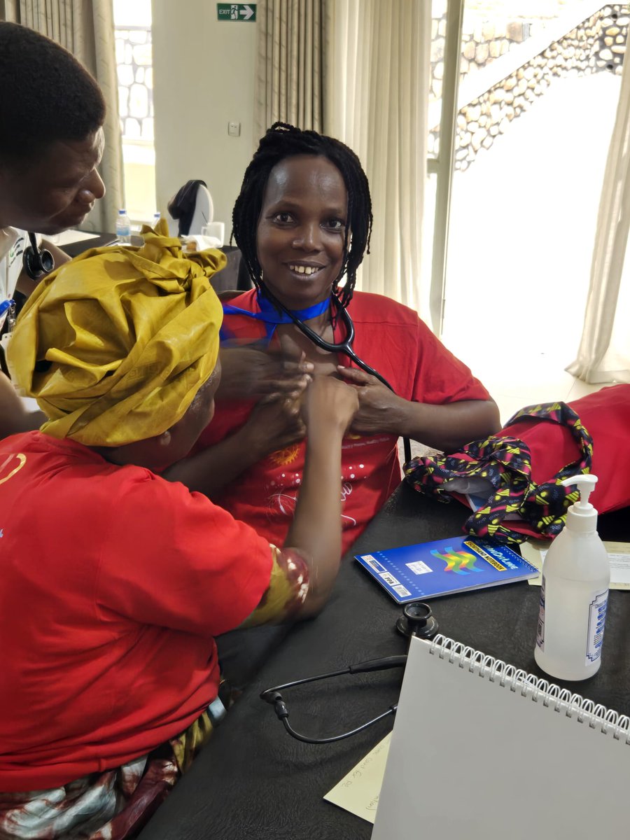 TeamHeartRwanda's tweet photo. Rwanda is making huge strides in addressing rheumatic heart disease, #ENDRHD, a peer-led project with @RBCRwanda  @Rotary empowers nurses providing care at the point of entry to the healthcare system for awareness, prevention and early intervention.