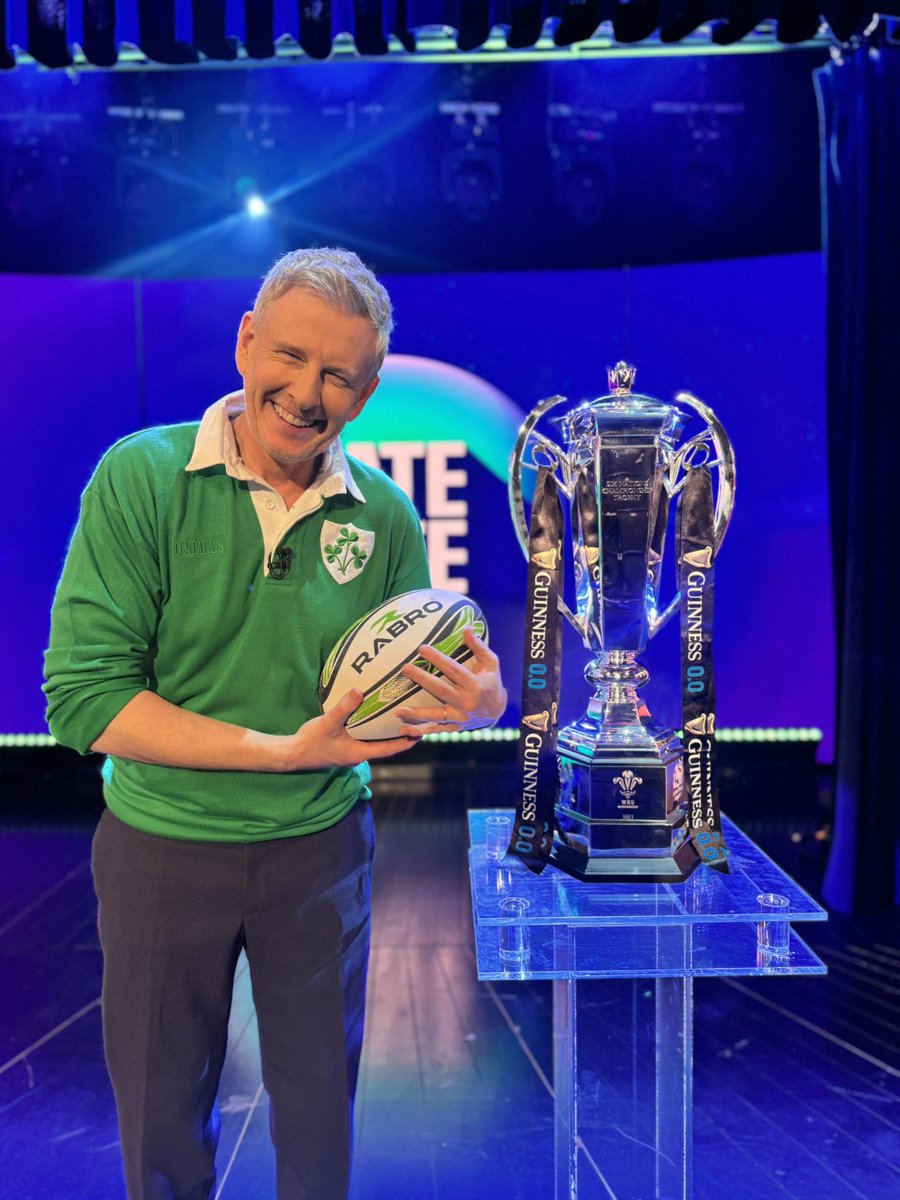 RTELateLateShow's tweet photo. Celebrating 150 years of the IRFU on the show tonight #latelate https://t.co/Hb70JJhk1n