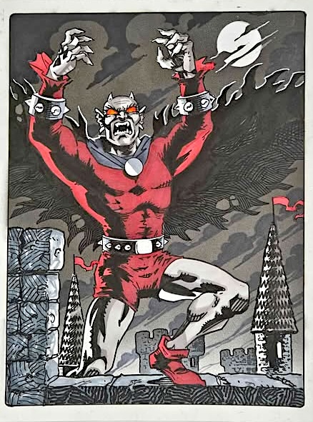 MattWagnerComic's tweet photo. Hey gang...here's another pre-ordered commission piece from  this weekend's Original Art Expo in Orlando! https://t.co/mfueB695KY