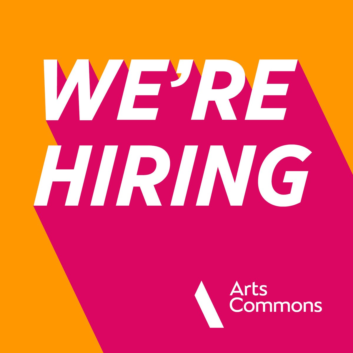 Arts Commons is #hiring! Are you service-oriented, charismatic, and a strong team player? Then we think you'll be a fit for our Bar Staff! Learn more about this position and apply at our bit.ly/3Tl12YT