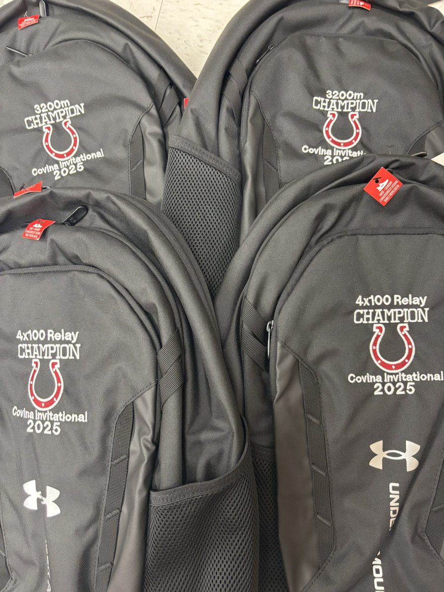 Covina Invitational 3/28-29! We got backpacks for the champs! <a href="/UnderArmour/">Under Armour</a> <a href="/PrepCalTrack/">Rich Gonzalez</a> <a href="/FinishedResults/">Finished Results</a> <a href="/GHS_trackNfield/">GHS Track and Field</a> #poweredbyunderarmour