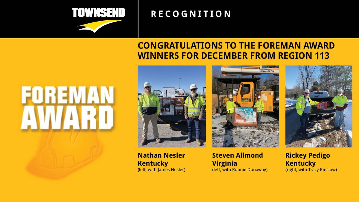 TownsendTreeSvc's tweet image. In an industry where #safety is paramount, the dedication and commitment of these individuals to creating a #secure work environment sets a benchmark for #excellence. #corevalue #SafetyFirst