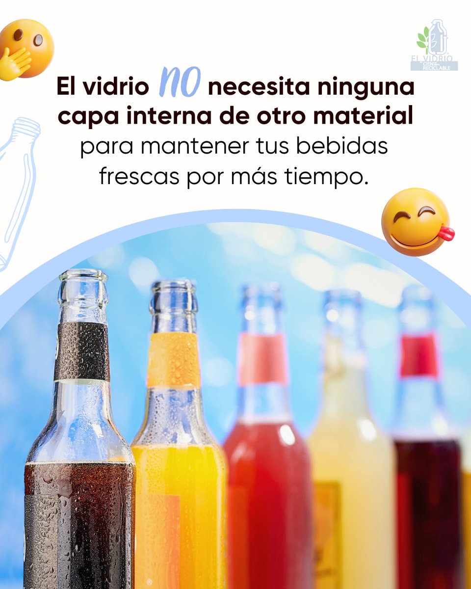 vidrio100R's tweet photo. ¿Te has preguntado si los envases de tus alimentos y bebidas son saludables?
El vidrio no filtra químicos y mantiene puro su contenido. Además, actúa como una barrera natural contra altas temperaturas y bacterias, asegurando la frescura.
#EnVidrioSabeMejor #EnvasesSaludables https://t.co/lzzJrOxzH5