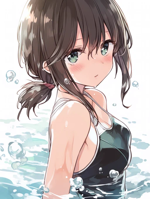 水泳のぶっきー #艦これ 