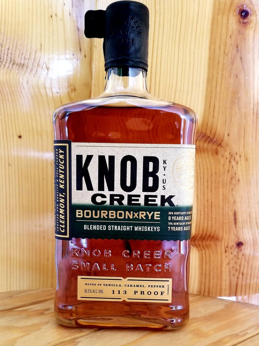 CityViewLiquor's tweet photo. Does your Bourbon dance the fine line between sweet &amp; spicy? 
@knobcreek's  Bourbon X Rye does just that!🥃💥🥃
#StartYourWeekend #Bourbon #WHISKEY #BourbonXRye #BlendedStraightWhiskies #SmallBatch #cheers #BuyWhiskeyFromCityView #BarrelAgedLiquidTreasure https://t.co/38dfdVZclB