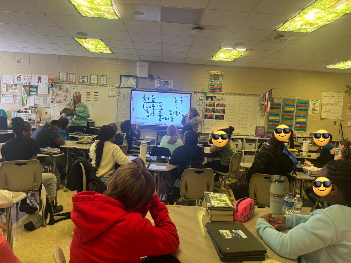 Maria_Adams0019's tweet photo. From K to 5th grade we have had a number talk filled day at AAA! @jennilynn08 and I explored counting on with Marvin the 🐵, multiplication, addition to 💯, and adding fractions with students today! #numbertalks
@AmstiUAH @AMSTI4all https://t.co/6VPc1sAcnY