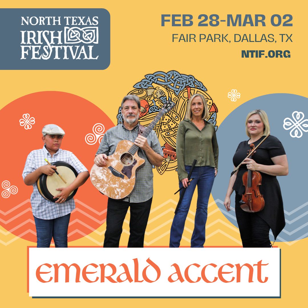 NTIF_scma's tweet photo. Big names and local legends! North Texas Caledonian Pipes and Drums, Cleghorn, Emerald Accent, and Rathmore are taking the stage this year! 🎉 Don’t miss the fun—get your tickets today! 

🔗https://t.co/B1irukzVqt  

#NTIF25 #IrishFestival #irishmusic #celticmusic @cleghornmusic @NTCPD @RathmoreBand