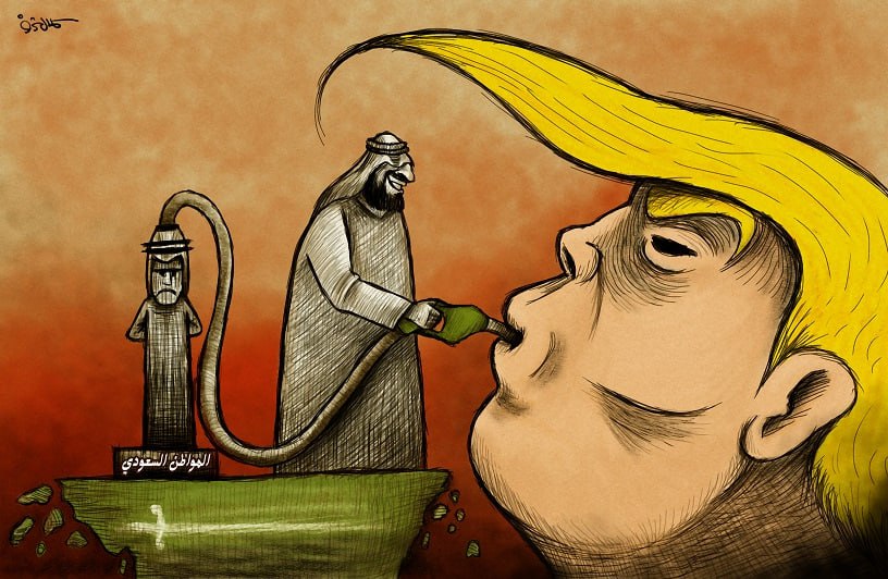 almtrya065's tweet photo. ترامب: السعودية ستستثمر 600 مليار دولار في بلدنا وسأطالب الملك بزيادة هذا الرقم إلى تريليون دولار
#ترامب
#السعودية https://t.co/2kbxNe9zul