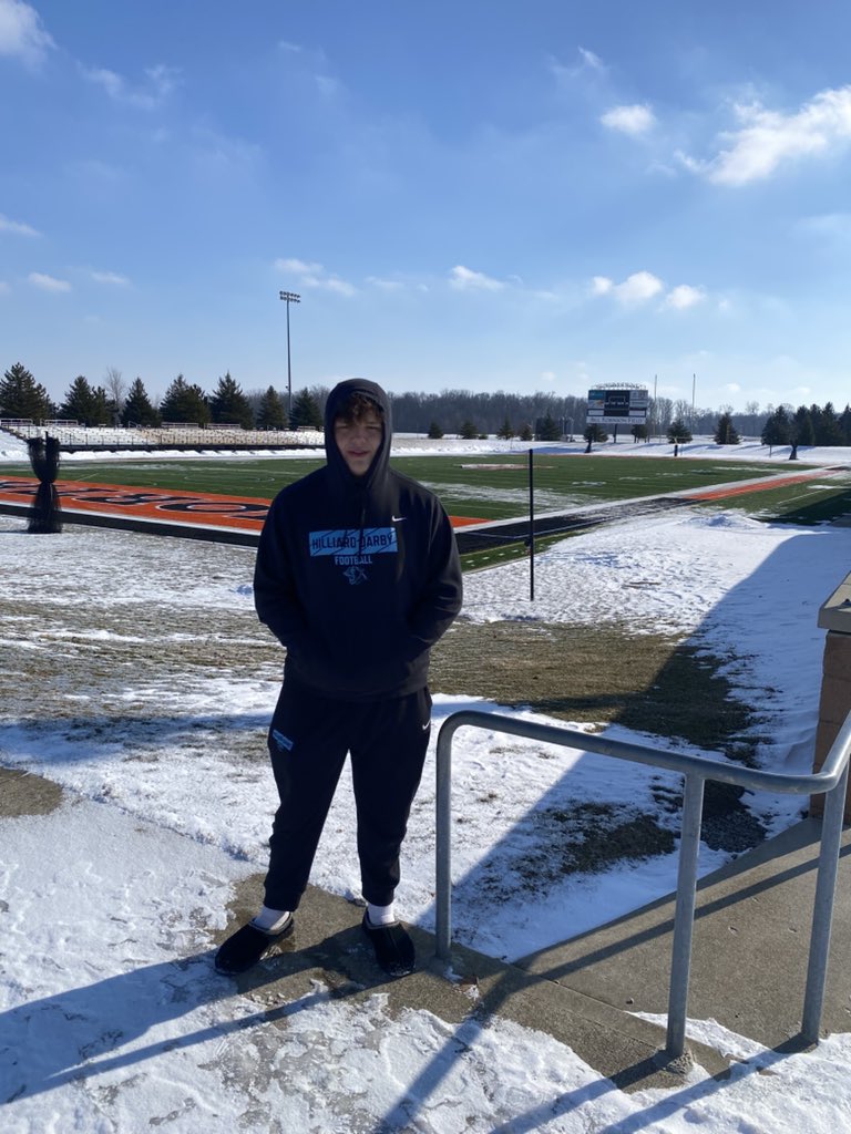 Braxton_75's tweet photo. #AGTG After an amazing visit i'd like to announce my third collegiate offer from @OhioNorthernFB thank you to coaches @Coach_Fries and @coachR_Brown for this opportunity https://t.co/4AXmwP4WMX