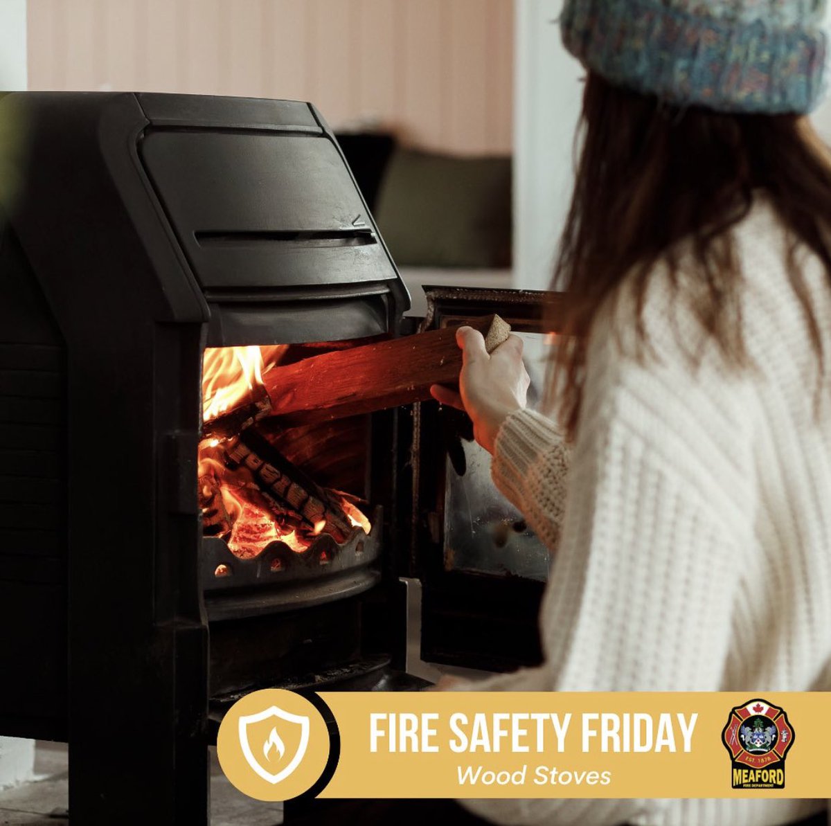 **Wood Stove Safe**

As the weather gets colder, many of us rely on wood stoves for warmth. While they provide comfort, it’s important to follow safety guidelines to prevent accidents and ensure efficient operation. Please follow all safety measures  outlined by the manufacture!