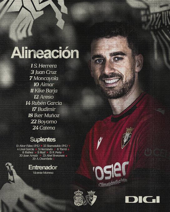 🏟️ ¡ARRANCA el partido en GRAN CANARIA!

<a href="/UDLP_Oficial/">UD Las Palmas</a> 🆚 <a href="/Osasuna/">C. A. OSASUNA</a> 

😂 <a href="/PabloParra_95/">Pablo Parra</a> 

🎙️ <a href="/CristianGil_7/">Cristian Gil Fuentes</a> 
🕵️‍♀️ <a href="/Barbara__Prieto/">Bárbara Prieto</a> 

👨‍🏫 <a href="/JuanmaMarrero5/">JUANMA MARRERO</a> 
👨‍🏫 Enrique Martín Monreal

🇪🇸 J.21 <a href="/LaLiga/">LALIGA</a>

🔴 #MARCADOR

📻 radiomarca.com