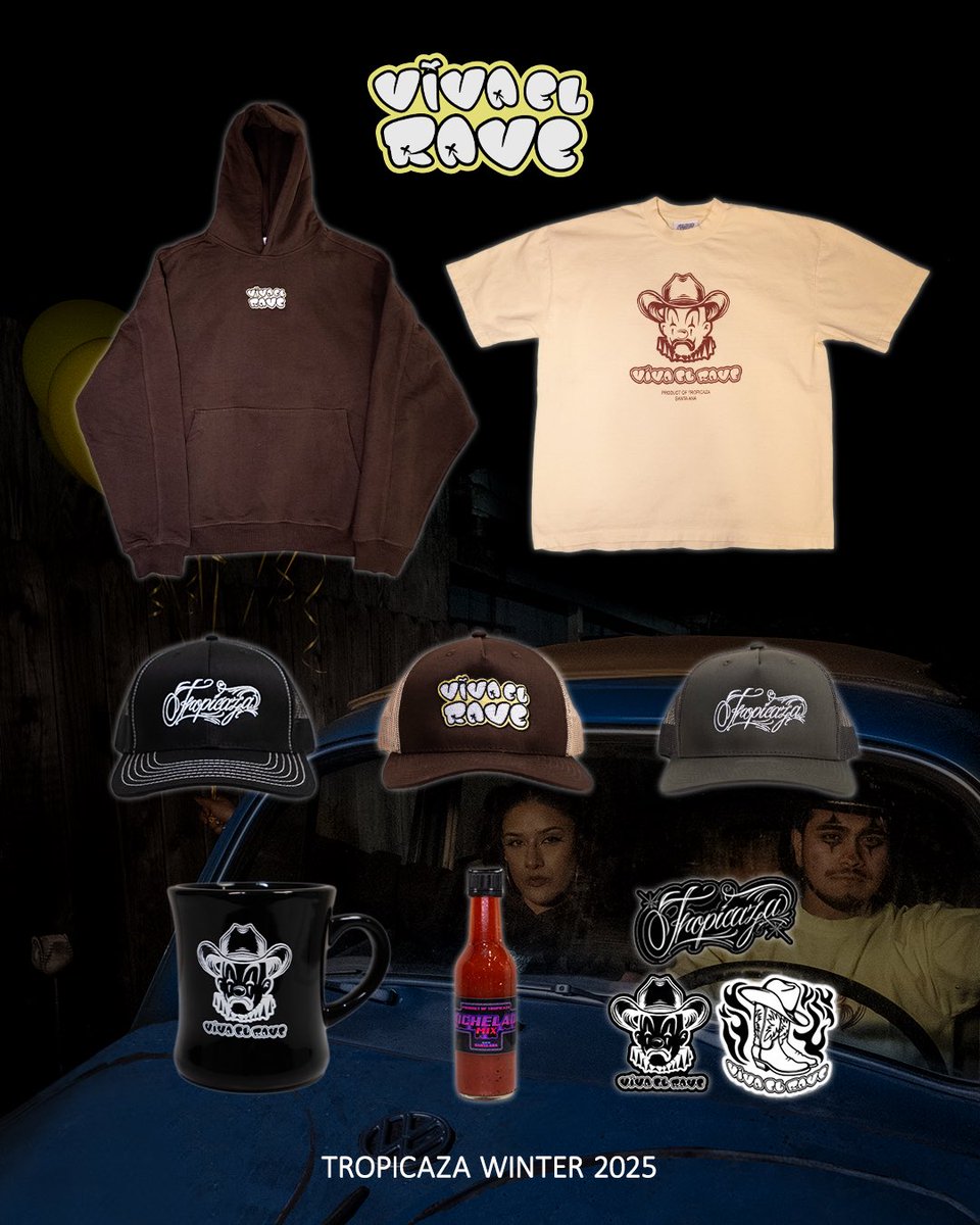 Tropicaza_oc's tweet photo. 'Viva El Rave' our winter 2025 collection aims to highlight the Latino rave culture in SoCal by capturing the essence of street fashion &amp; electronic dance musicy. As a minority group in an overly saturated market, we believe community &amp; inclusivity is what keeps this dream alive! https://t.co/hJmUgeprjT