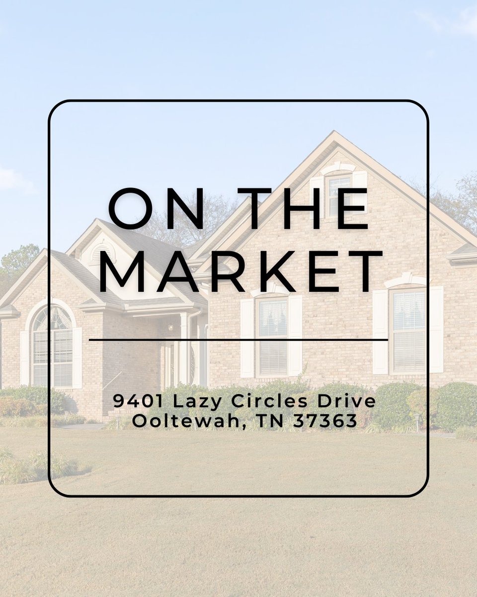 PaulaSoldIt's tweet photo. 🏡 On the Market 🏡
9401 Lazy Circles Drive | 3 Bedrooms | 2.5 Bathrooms

MLS #1502555 | Offered at $449,000

📱 The Paula McDaniel Group | 423.667.2997
📱 Real Estate Partners Chattanooga LLC | 423.362.8333
Equal Housing Opportunity | Licensed in TN and GA https://t.co/yyHmiCqARl