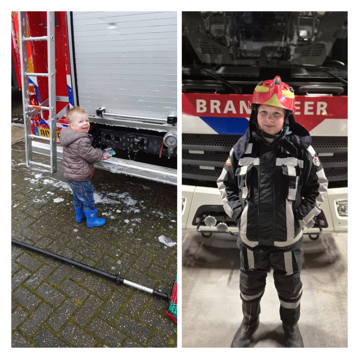 Wat begon met brandweer auto's wassen  bij de <a href="/BrandweerRHNATB/">Brandweer Rhenen-Achterberg</a>. Is nu je vollgende stap begonnen bij de brandweer. Want Jack Knuivers  mag beginnen bij de Jeugdbrandweer brandweer in #Veenendaal. 

#trotsopjou #trots #brandweer