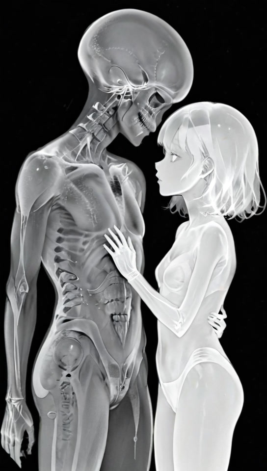 BadToxic's tweet photo. #Alien & #Girl #XRay - #StableDiffusion #AtomixAnimeXL v10 #LoRA #LoRAXRayEffect Euler a #Deforum.
#XRayEffect #bones #extraTerrestrial #aliens #seeThrough #durchsichtig #innards #Innereien #Halloween #scary #horror #gruselig #girls #AIGirl #AIGirls #AI #AIArt #Kunst #anima... https://t.co/dxXPRmUDJT
