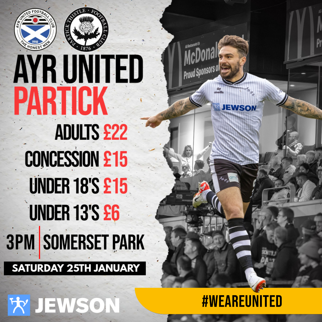 There is currently no reported damage to Somerset Park following the ongoing storm.

Staff will be attending the stadium early tomorrow to review ahead of the match.

Given tomorrow’s forecast is significantly more favourable there’s never a better time to get down and support