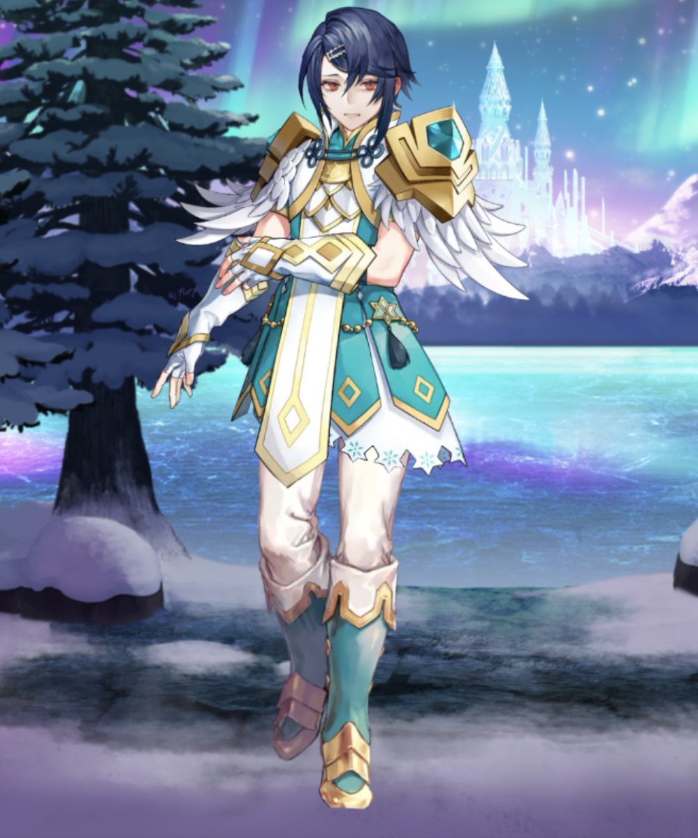 purperade's tweet photo. Since we’re on the topic of Nifl resplendents here is Alcryst. His reserved nature makes him fit well into this realm, he would be friends with the royal family. Vote for him in cyl to help build his confidence!!!
#SupportingAlcryst #FEChoose2025 https://t.co/pgj0F1l12Q