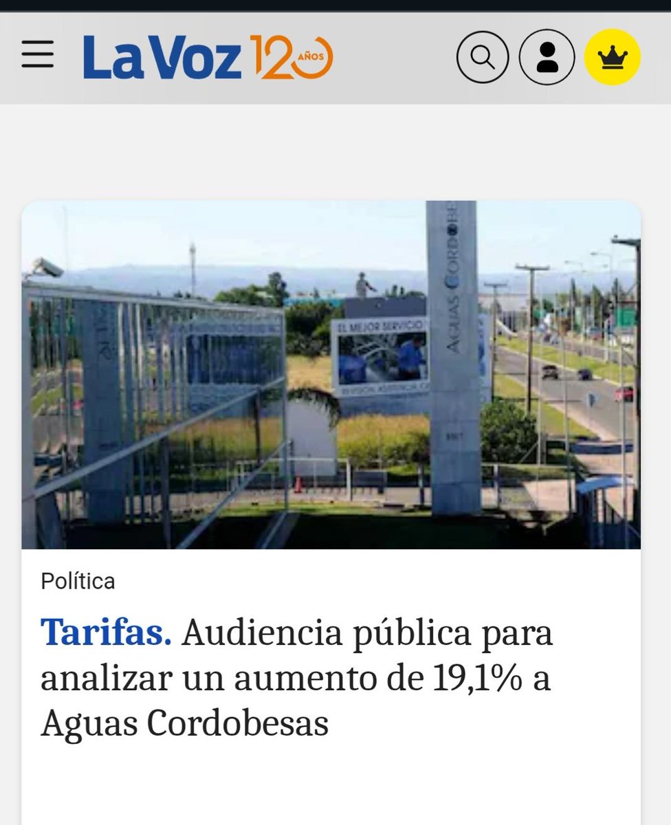 La inflación del 2024 fue del 117,8%, los aumentos de Aguas Cordobesas de períodos 2024, con la nueva solicitud, serán del 155,52%. 
Seguro lo justificaran en la demora entre el pedido y la autorización, pero ese argumento no avala 37 puntos de dif. La UCR rechazará el aumento.👇