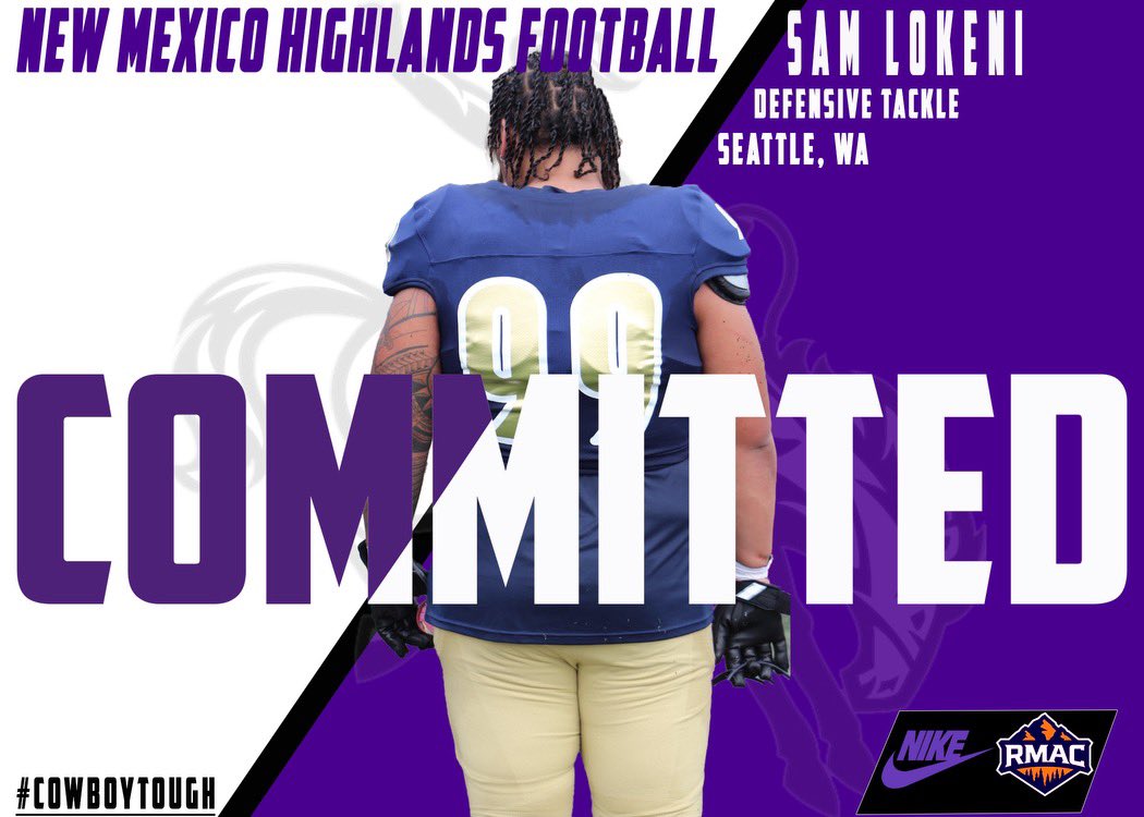 Sam Lokeni (@samlokeni) on Twitter photo GOD’s PLAN🙌🏽 YES I AM COMMITTED TO THE UNIVERSITY OF NEW MEXICO HIGHLANDS‼️ AGTG🙏🏽 <a href="/NMHUFootball/">NMHU Football</a> <a href="/CoachTaufaasau/">Kurt Taufa’asau</a> GOD’s PLAN🙌🏽 YES I AM COMMITTED TO THE UNIVERSITY OF NEW MEXICO HIGHLANDS‼️ AGTG🙏🏽 <a href="/NMHUFootball/">NMHU Football</a> <a href="/CoachTaufaasau/">Kurt Taufa’asau</a>