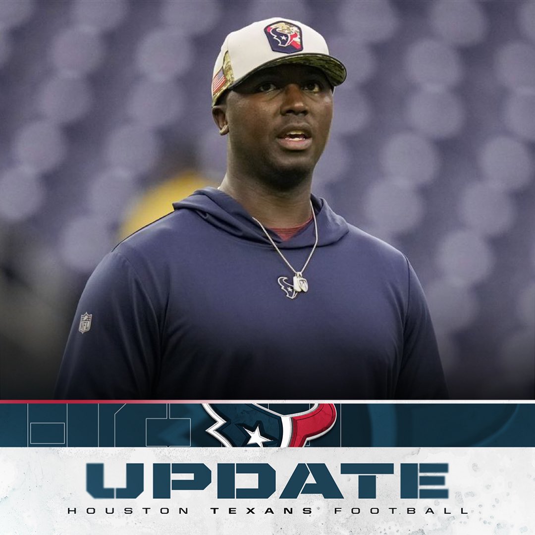 DDelgattoNFL's tweet photo. The #Texans will do a full search for an OC, but QB coach Jerrod Johnson is top internal candidate, IF the team chooses to hire internally. Per @rapsheet 

I would expect them to hire externally, but you never know. https://t.co/PrcZOmCYpq