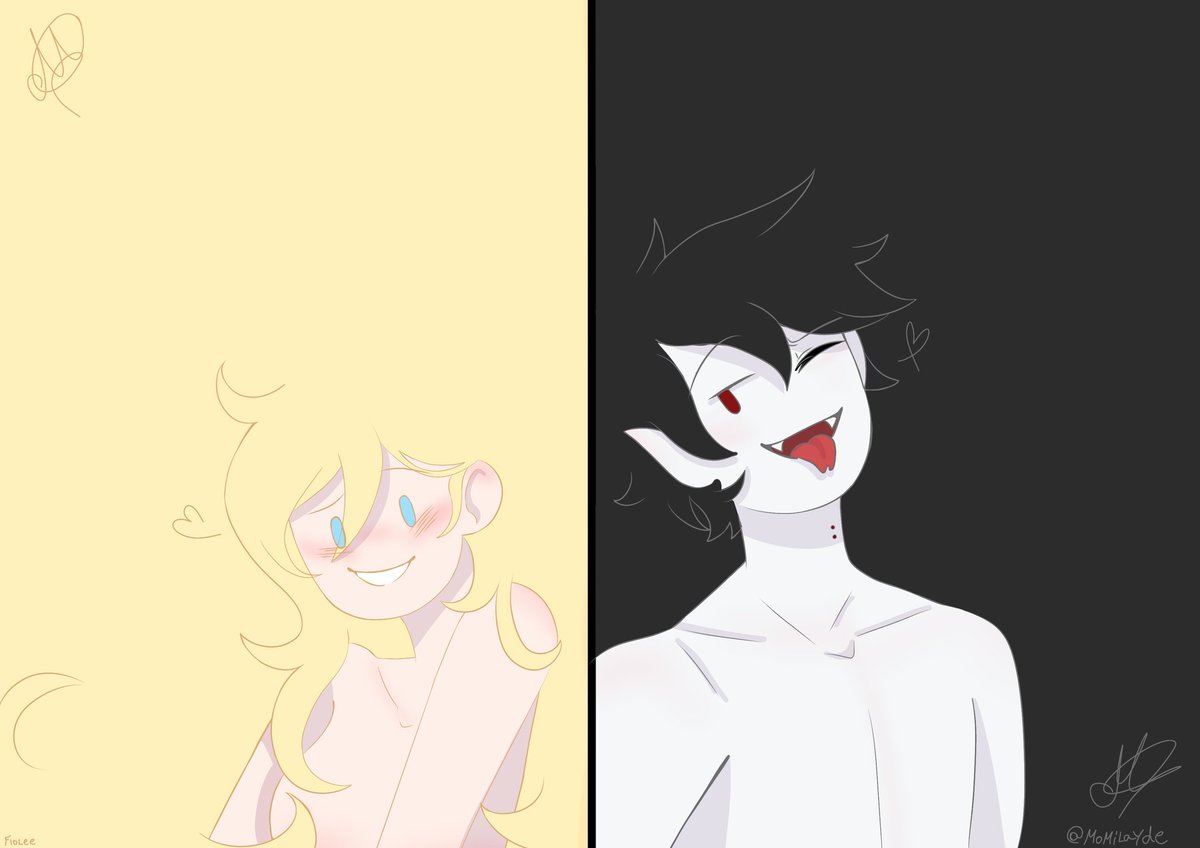 momilayde's tweet photo. I saw some art in this style and wanted to try it out with Fiolee. Should I try it with other Fionna ships too?🫣 lol (It ended up being simple because I’m sick).
#fiolee #adventuretime #FionnaAndCake #marshallee #fionnathehuman https://t.co/pi9NzIU4q7