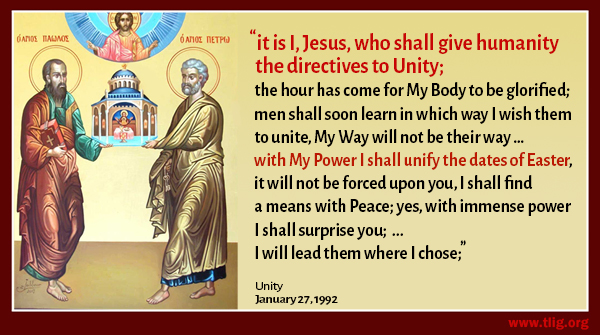 VassulaRyden's tweet image. We need to open our hearts and our minds to Jesus to allow Him to lead us to unity! He will not force us, but with peace and love, He will lead us to unify. Pray for unity among the Christian faiths. ww3.tlig.org/en/messages/69…
 #UnityInFaith #PrayForUnity #JesusLeads
