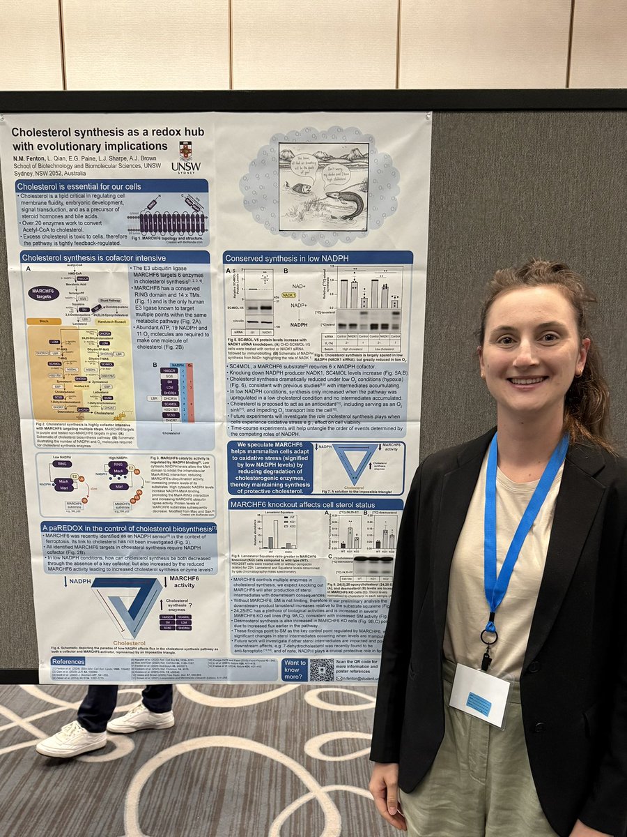 Had an absolute blast presenting a poster at my first international conference, Deuel Conference on Lipids 2025 in beautiful Long Beach, California. #ASBMBDeuel <a href="/ASBMB/">ASBMB</a>