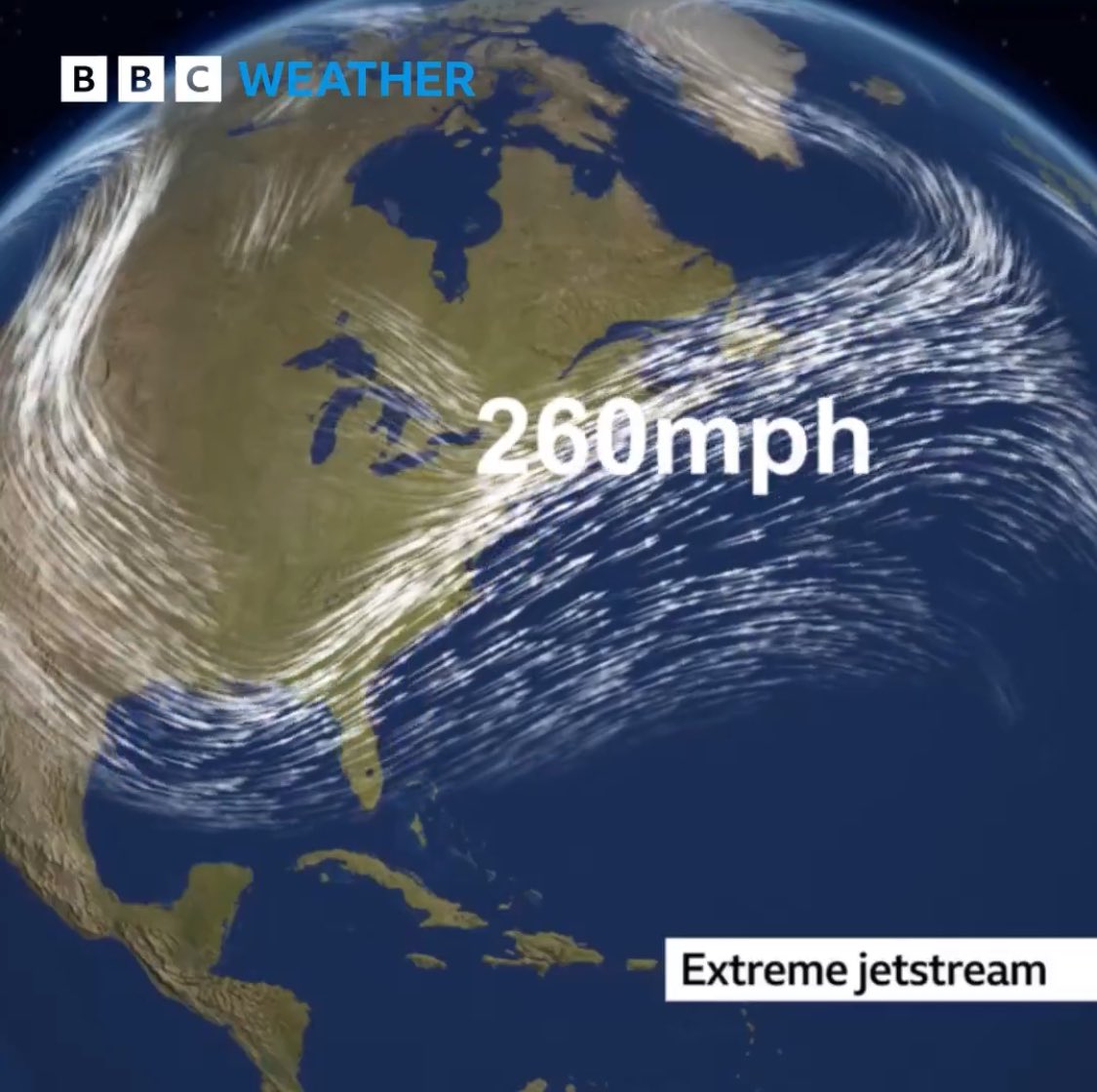 SLCScanner's tweet photo. I forgot to post this the other day. Sometimes the jet stream is smokin fast which gives the aircraft going in the same direction a massive tail wind. This day it was 260mph pushing flight #BA274 to 707 KTS or 814 MPH. 💨 ✈️ https://t.co/RcYZPlpNk4