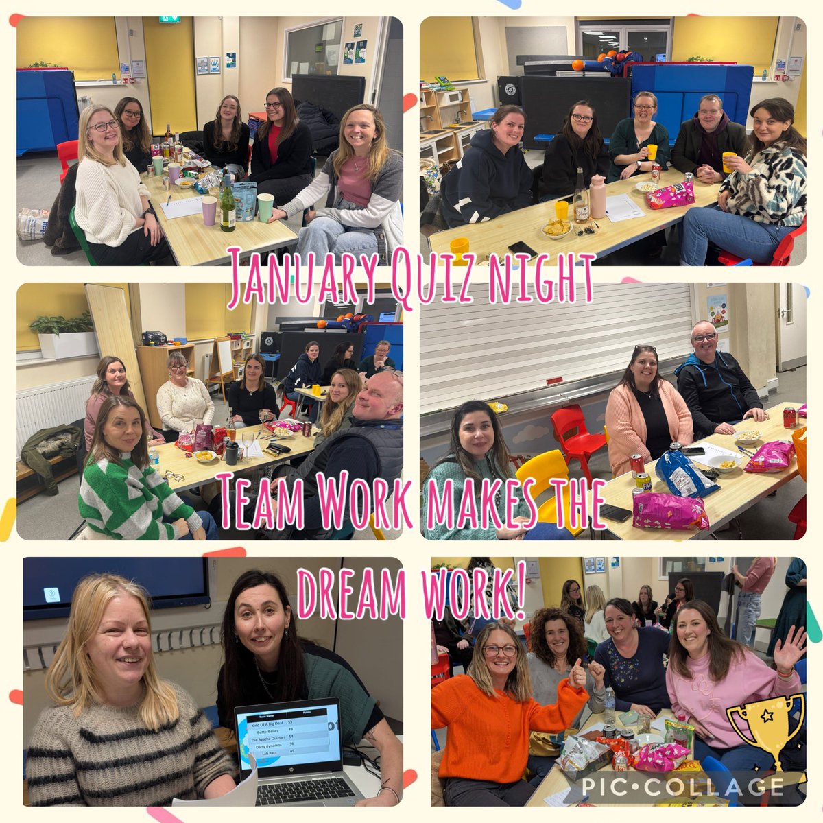 LancotSchool's tweet photo. What a night! Our staff quiz was packed with giggles, friendly competition, and some well-deserved winners 🏆🎉. Huge thanks to Angelika for kicking off the year with such a fun and memorable event. Here’s to many more!  #QuizNightFun #LoveLancot #TeamSpirit https://t.co/wEkWN7CUM1