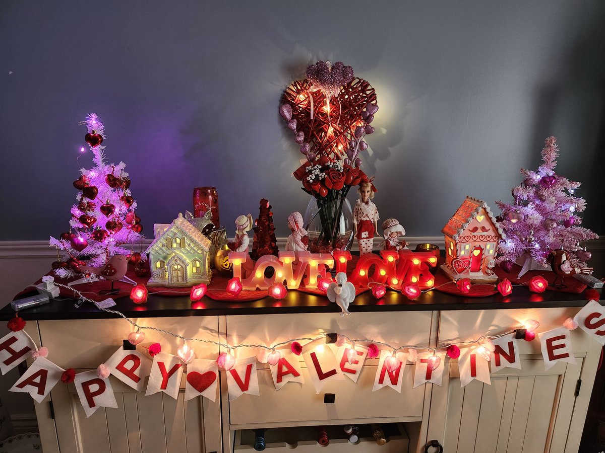 TweetyTea19's tweet photo. Last weekend I finally cleared up all of my Christmas decorations. I am now ready for #ValentinesDay #LoveBomb #hearts #pinkandred https://t.co/8u58ctYzLu