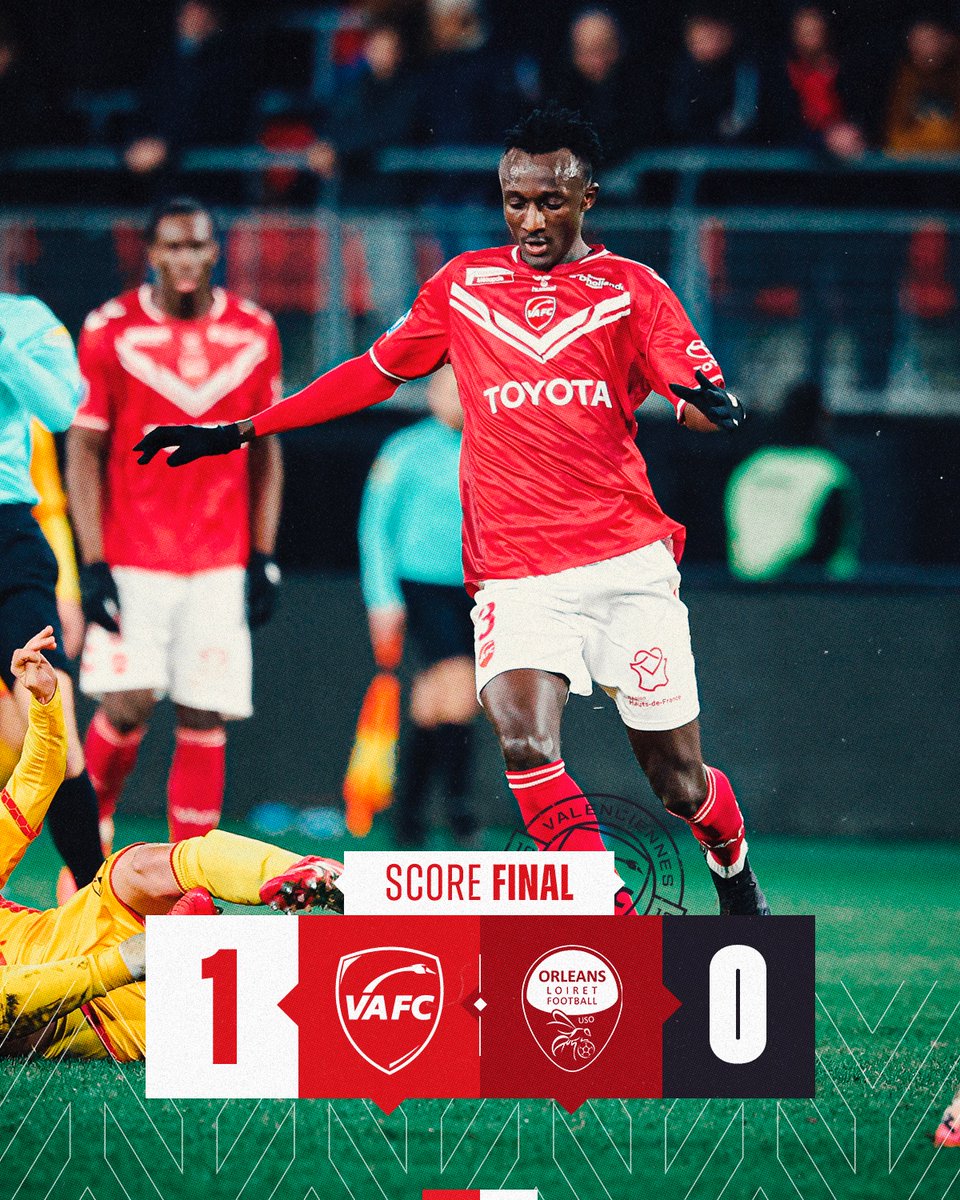 VAFC's tweet photo. 🏁 TER-MI-NÉ ! 🤩

Nos Rouge &amp; Blanc s’imposent et signent une deuxième victoire d’affilée ! ✅

Savourons 🥰

1️⃣ - 0️⃣ #VAFCUSO https://t.co/laFiwqSpgg