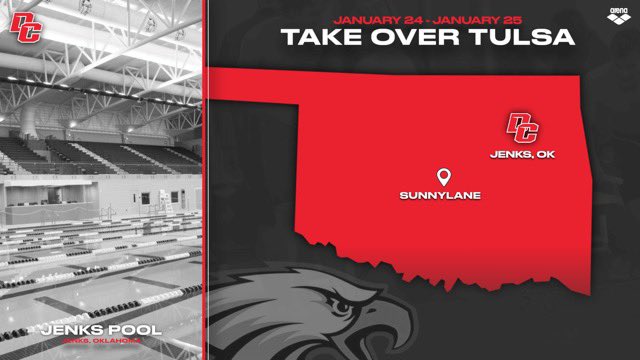 EAGLE_SWIMDC's tweet photo. Tulsa Takeover in progress! Travel safe swim! #Family54 https://t.co/tCSZC0rayO