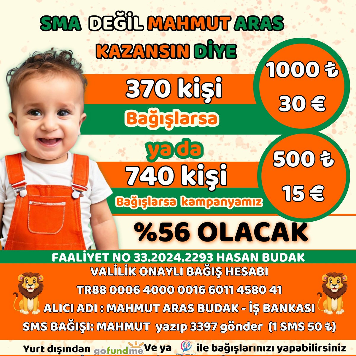 Dostlar acil dekont toplamam lazım.  Bana yardım eder misiniz? 

Herkesin listesi var toplaması gereken ama ben bugün yavrumuza bağış toplayamadım. Bana yardım eder misiniz?