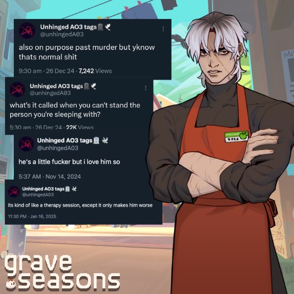 Perfect Garbage 🌾🪦🔪 wishlist Grave Seasons tweet media
