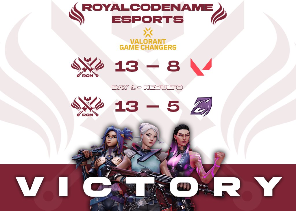 The GC team with the clean 2 - 0 today !  

13 - 8 Team Phoenix Female 
13 - 5 Zenithia  

Tomorrov we continue with another 2 BO1s matches !
