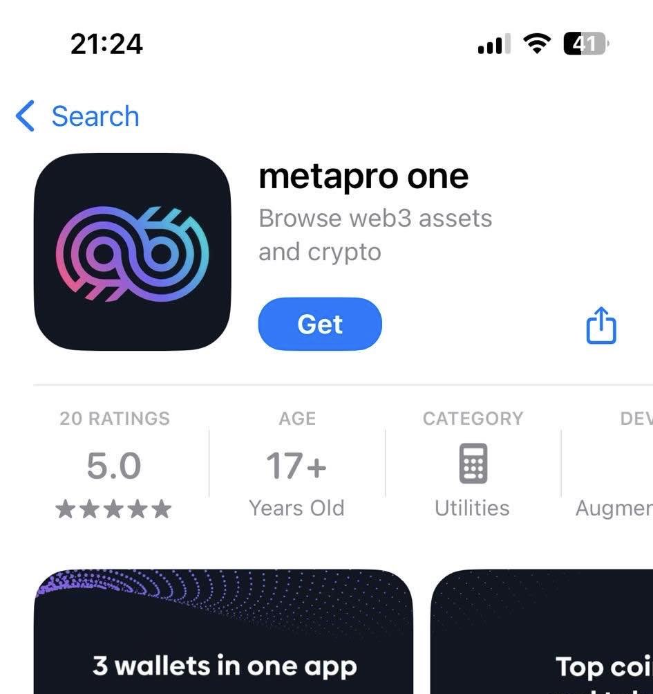 You can find Metapro One app in the 
App Store and Google Play
👇👇👇👇👇👇👇👇👇👇
